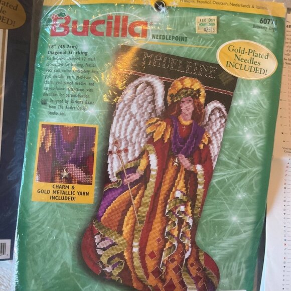 VTG Huge Lot Of Cross-Stitch Needlepoint*Open*Kits and Materials Patterns*READ - Picture 4 of 16